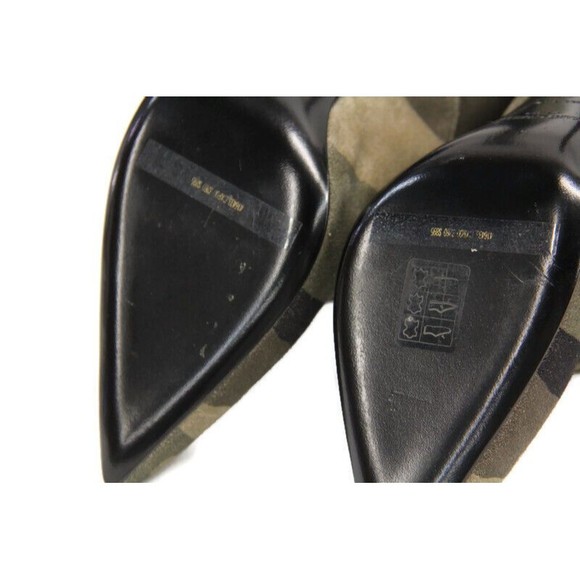 Saint Laurent Boots Pointed Toe CamO High Heel Ankle Booties Size 36 US 5 w BOX - Picture 10 of 12